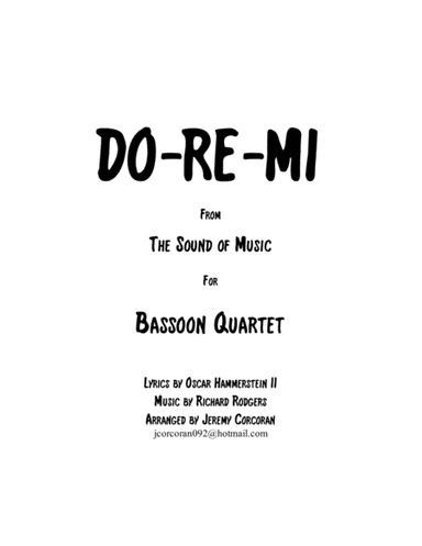 Do-Re-Mi (arr. Jeremy Corcoran)