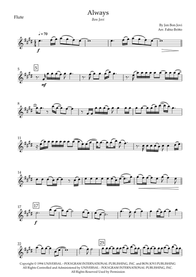Always (arr. Fabio Britto)