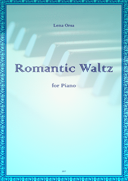 The Romantic Waltz for piano