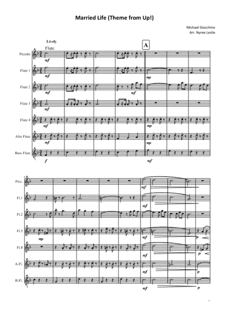 Married Life (arr. Nyree Leslie)