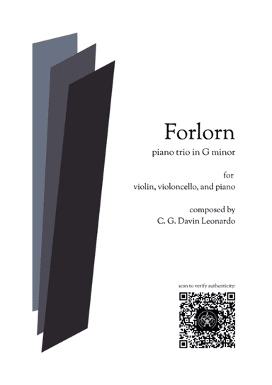 Forlorn - Piano Trio in G Minor