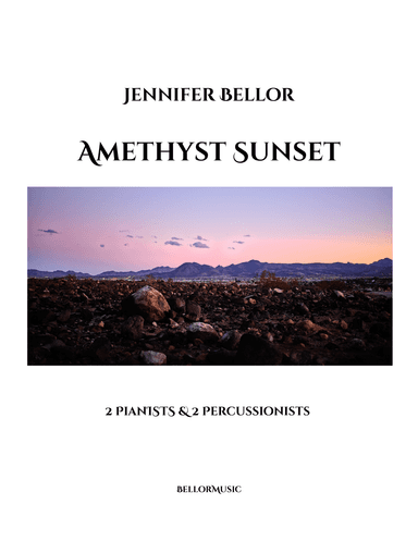 Amethyst Sunset - 2 Pianists and 2 Percussionists