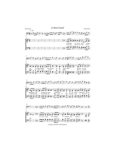 A New Carol for Trombone and SATB Choir