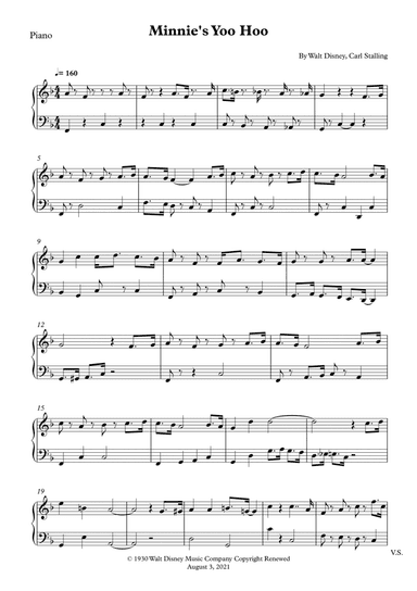 Minnie's Yoo Hoo (arr. Wesley S. SIlva)