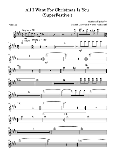 All I Want For Christmas Is You (super Festive!) (arr. David Lartey)