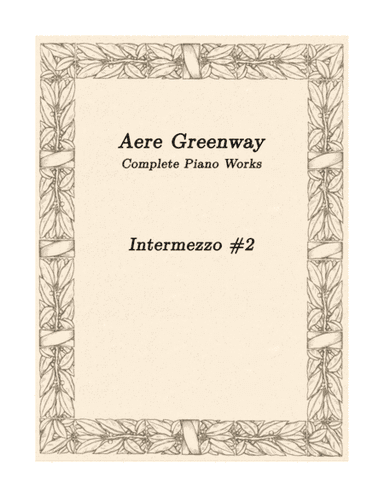 Intermezzo # 2