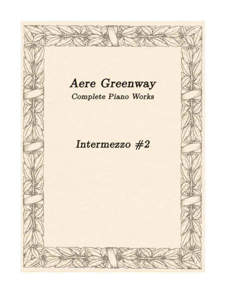 Intermezzo # 2