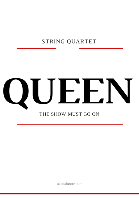 The Show Must Go On (arr. Alex Talanov)