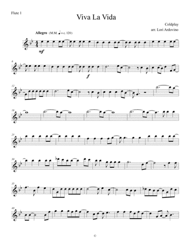 Viva La Vida (arr. Lori Ardovino)