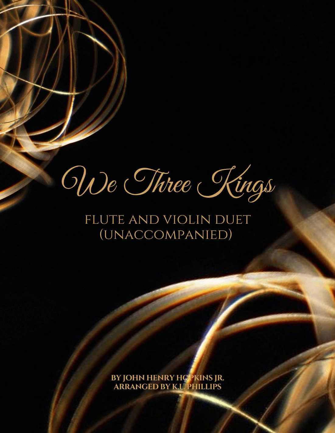 We Three Kings - Flute and Violin Duet (Unaccompanied) (arr. K.L. Phillips)