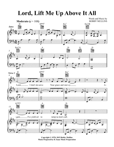 Lord, Lift Me Up Above It All