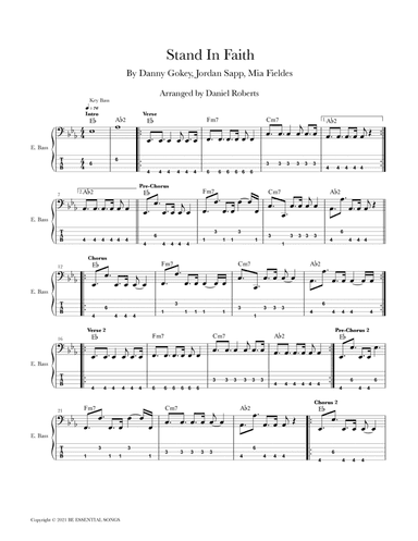 Stand In Faith (arr. Daniel Roberts)