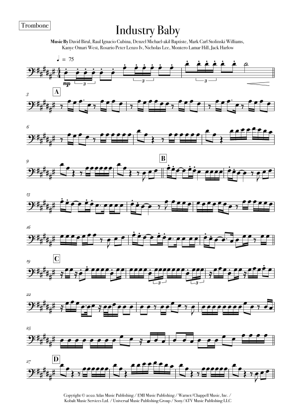 Industry Baby (arr. Rodrigo Nascimento)