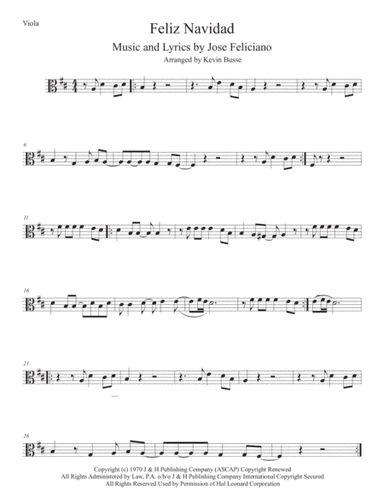 Feliz Navidad (arr. Kevin Busse)