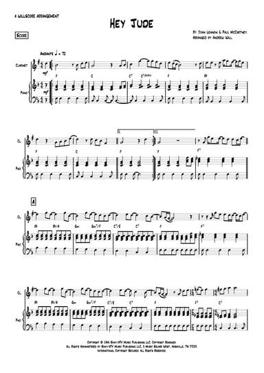 Hey Jude (arr. Andrew Will)