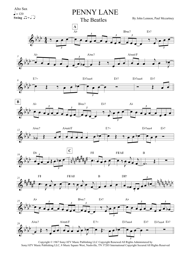 Penny Lane (arr. Leo Silva)