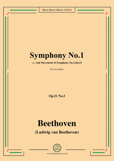 Beethoven-Symphony No.1,in C Major (arr. Open Cloud)