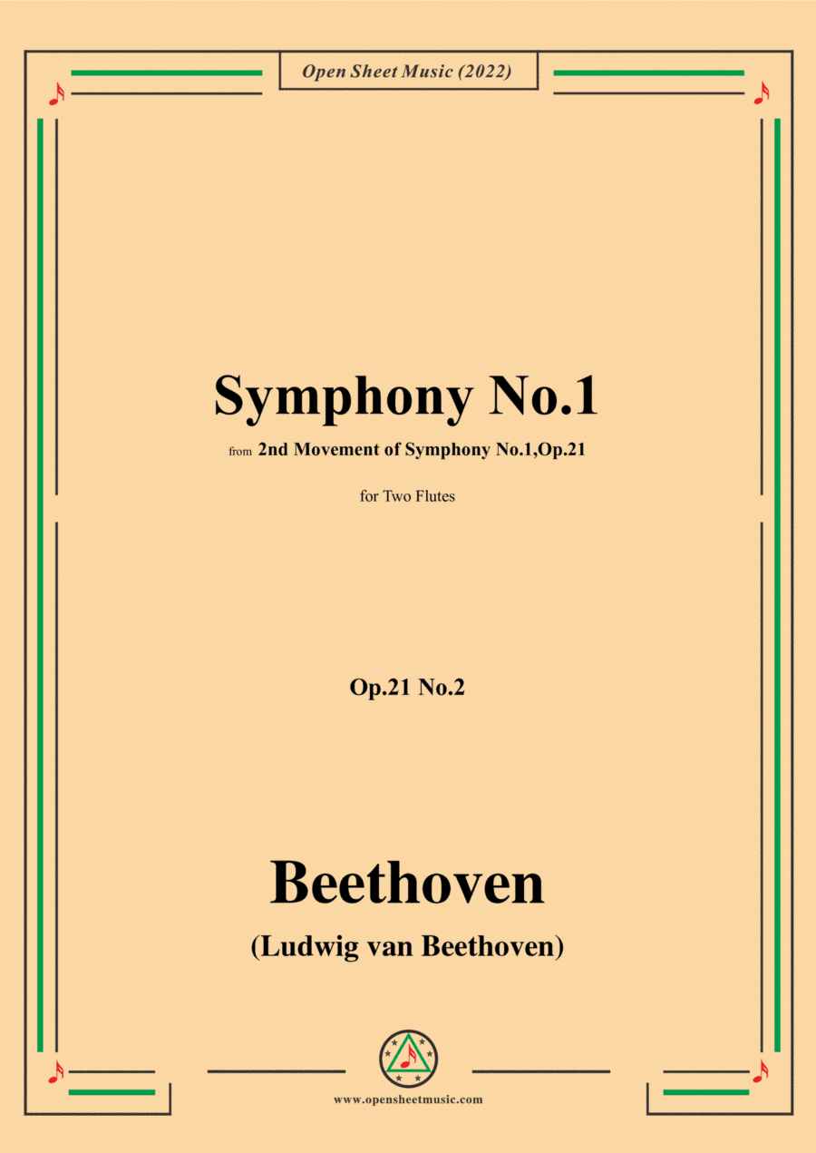 Beethoven-Symphony No.1,in C Major (arr. Open Cloud)