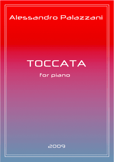 Toccata for piano