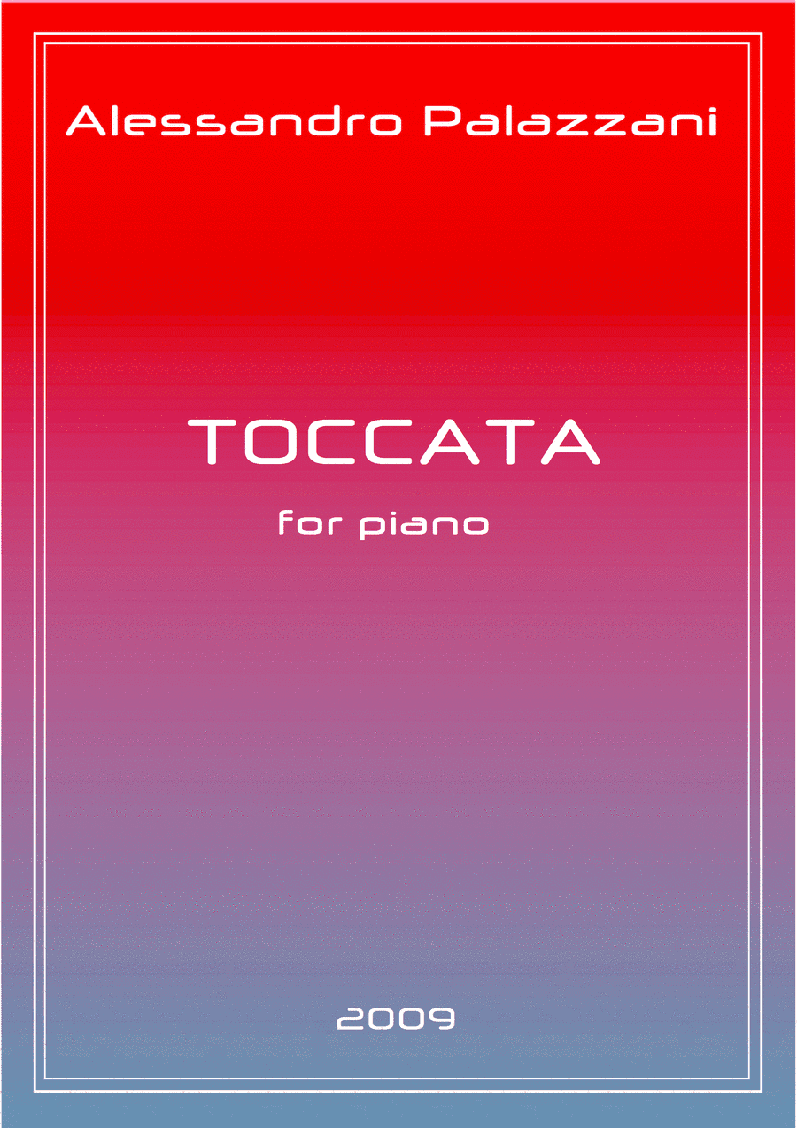 Toccata for piano