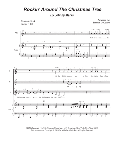 Rockin' Around The Christmas Tree (arr. Stephen DeCesare)