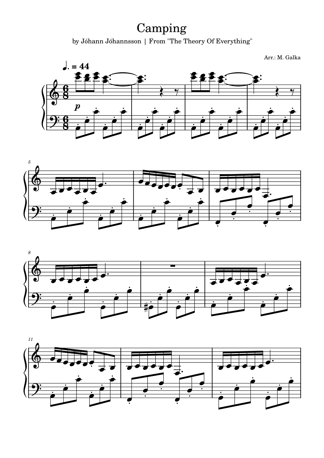 Camping (arr. M. Galka)