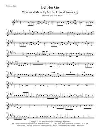 Let Her Go (arr. Kevin Busse)