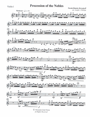 Procession of the Nobles-Violin 1 (arr. Joseph J. Phillips)