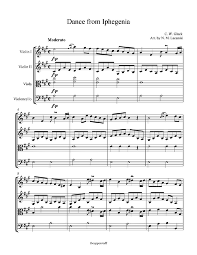 Dance from Iphegenia (arr. Nick Lacanski)