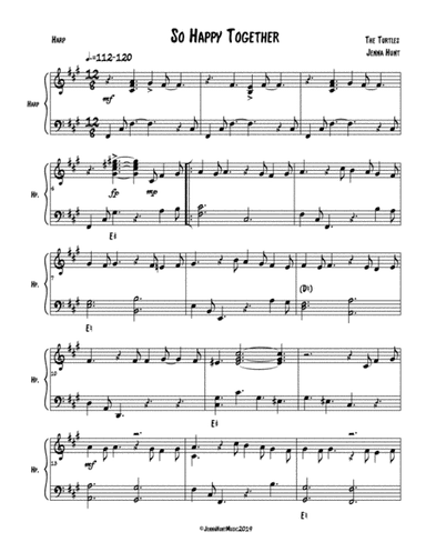 Happy Together (arr. Jenna Hunt)