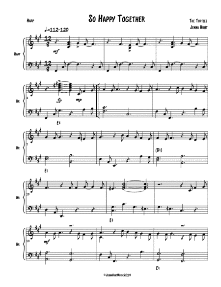 Happy Together (arr. Jenna Hunt)