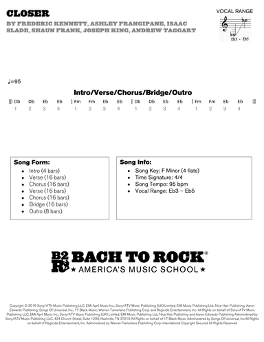 Closer (arr. Bach to Rock)