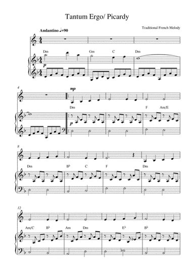 Tantum Ergo/ Picardy (arr. Kaiserin Rebecca)