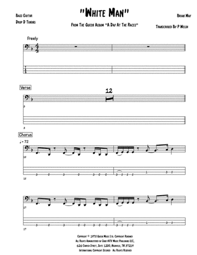 White Man (arr. Accubass)