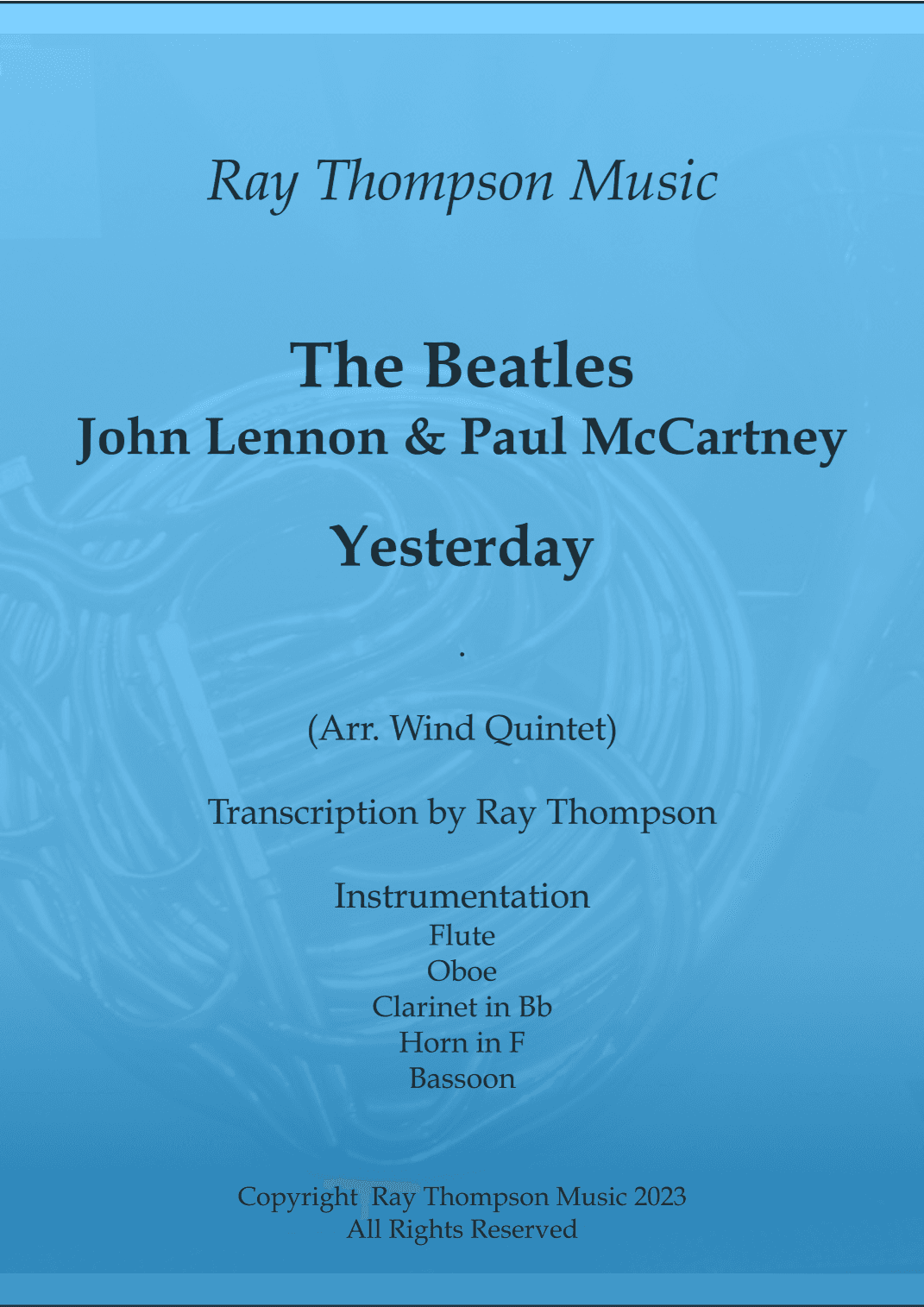 Yesterday (arr. Ray Thompson)