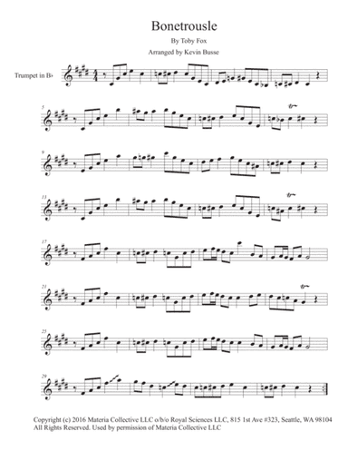 Bonetrousle (from Undertale) (arr. Kevin Busse)