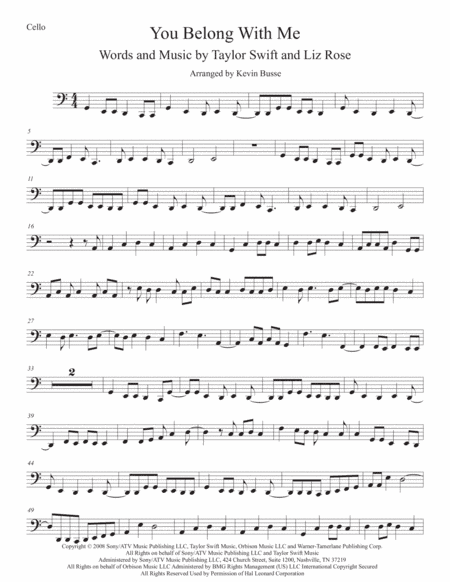You Belong With Me (arr. Kevin Busse)