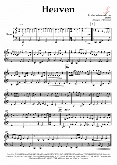 Heaven (arr. BlechMax)