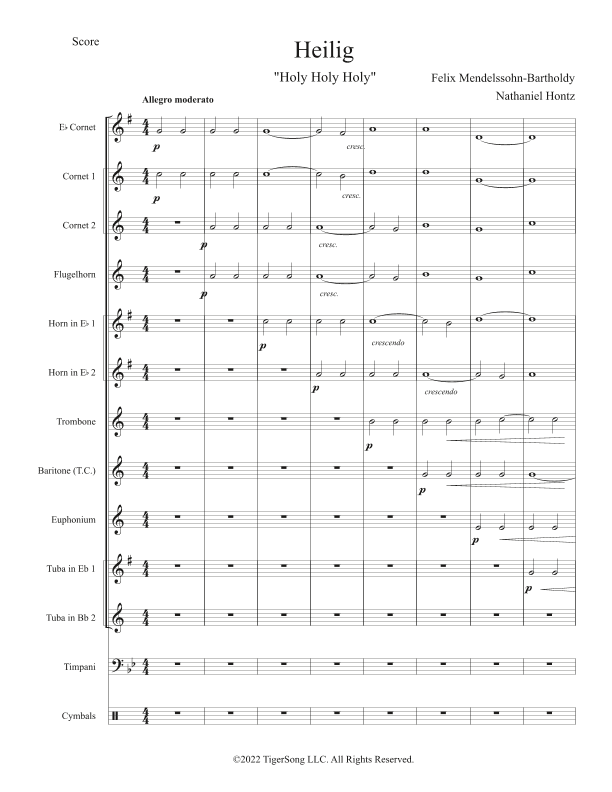 Heilig (arr. Nathaniel Hontz)