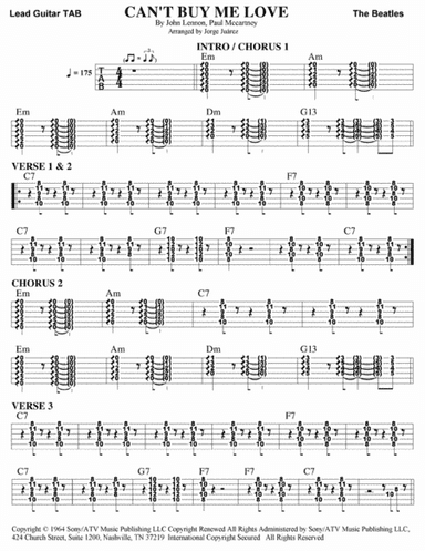 Can't Buy Me Love (arr. Jorge Juárez)
