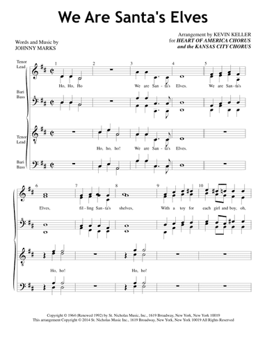 We Are Santa's Elves (arr. Kevin Keller)