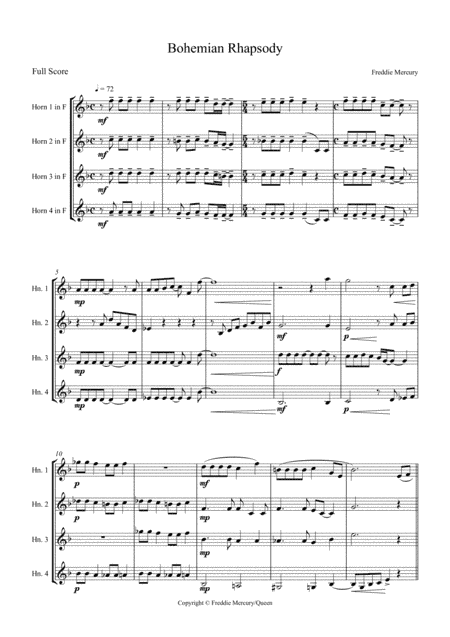 Bohemian Rhapsody (arr. Michael Gibbs)