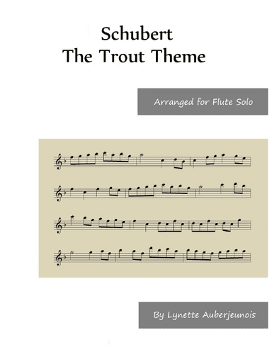 The Trout Theme - Flute Solo (arr. Lynette Auberjeunois)