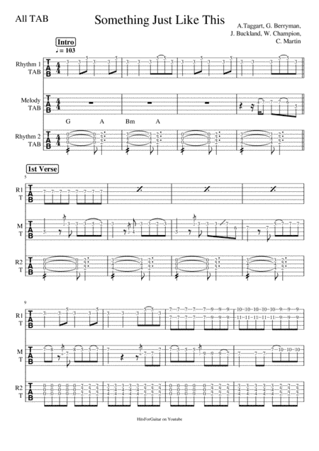 Something Just Like This (arr. Jaan Varts)