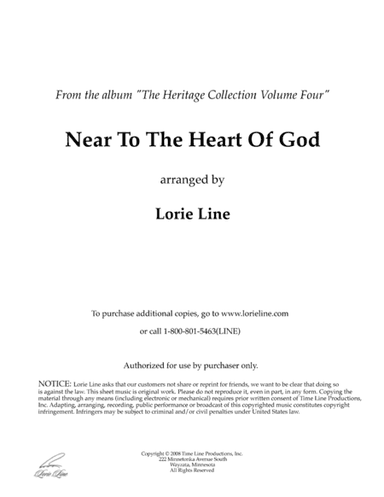 Near To The Heart Of God (arr. Lorie Line)