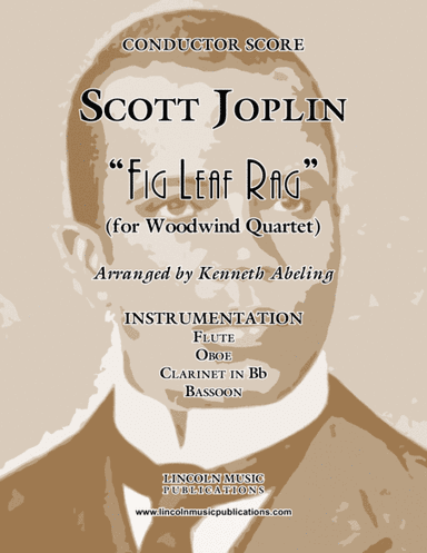Joplin - "Fig Leaf Rag" (for Woodwind Quartet) (arr. Kenneth Abeling)