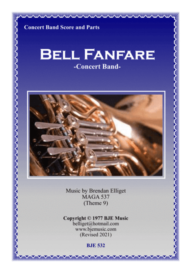 Bell Fanfare - Concert Band Score and Parts PDF