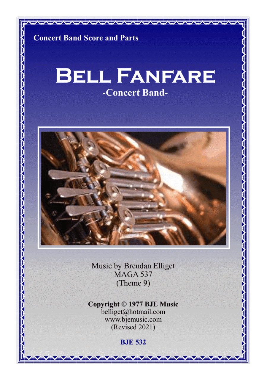 Bell Fanfare - Concert Band Score and Parts PDF
