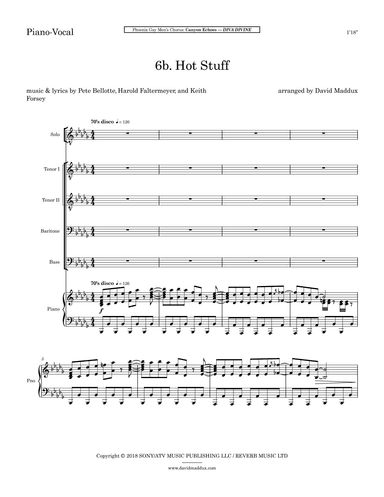 Hooked (hot Stuff) (arr. David Maddux)