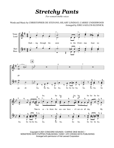 Stretchy Pants (arr. Erica Kelch-Slesnick)